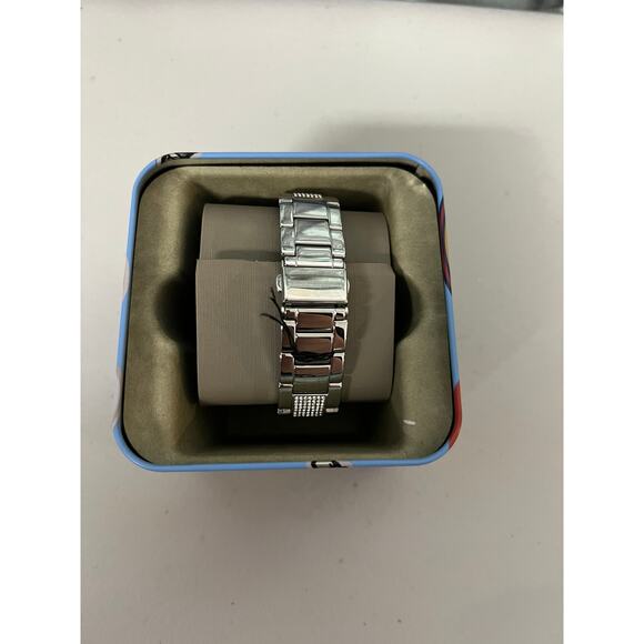 Michael Kors MK7294 Oversized Tibby Pavé Silver-Tone Watch
